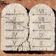 Here's a picture of the 10 commandments to illustrate Nancy and Shawn talking about the 10 commandments of travel