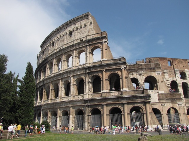 The Famous Colosseum in Rome, Italy