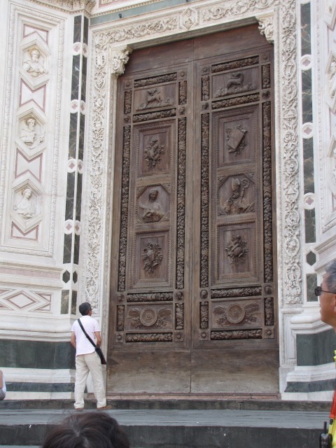 The main door of the Florence Cathedral