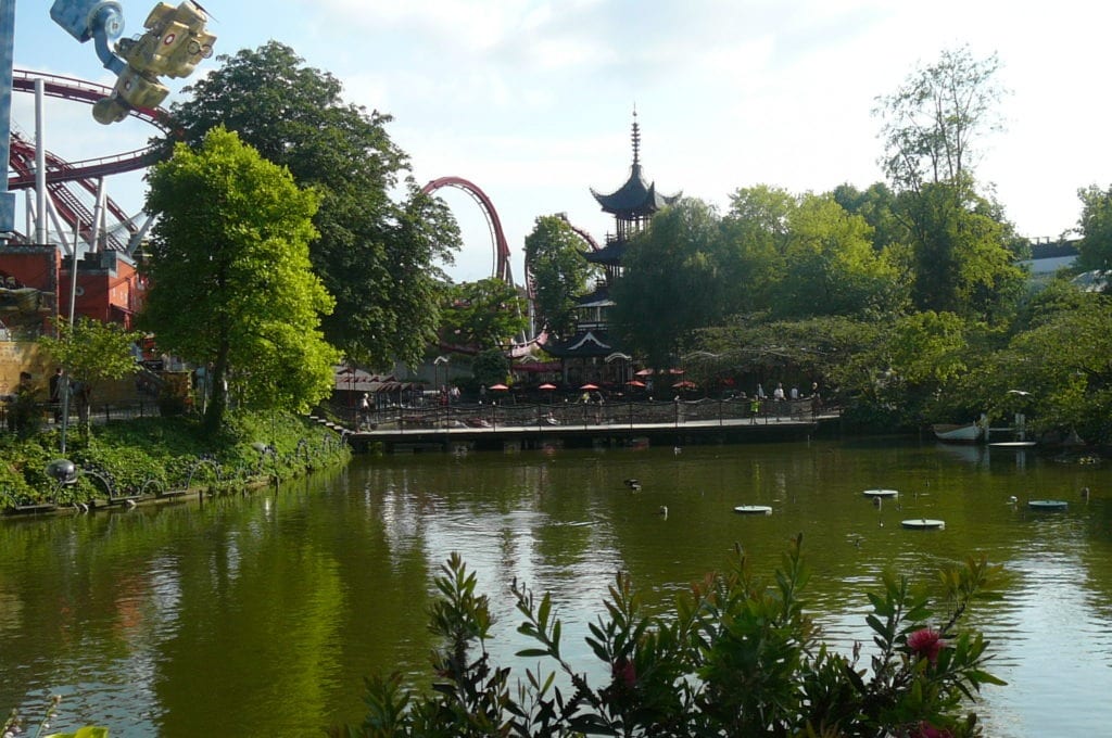 A look into Tivoli Gardens in Copenhagen