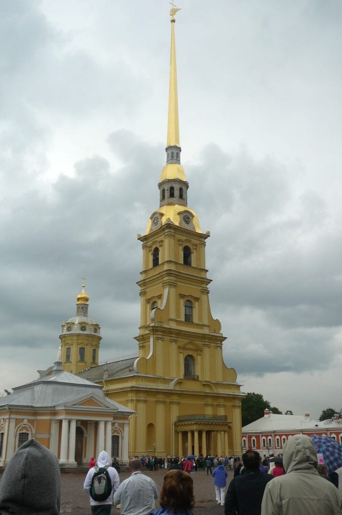 Peter & Paul's Cathedral in the heart of Peter & Paul's Fortress