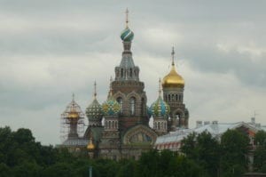 Church on Split Blood in Saint Petersburg, Russia
