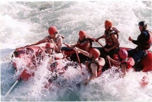 Nancy & Shawn Power White Water Rafting in Whistler