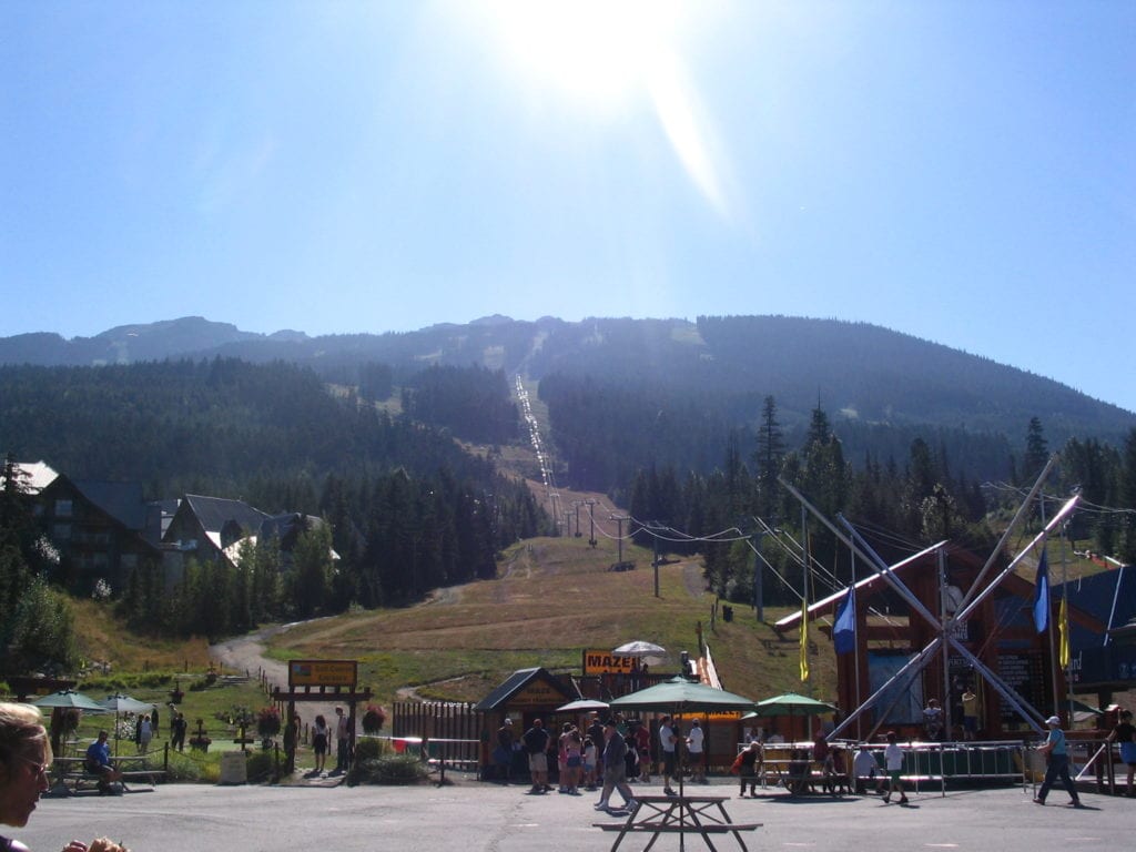 Whistler Mountain in the Summertime