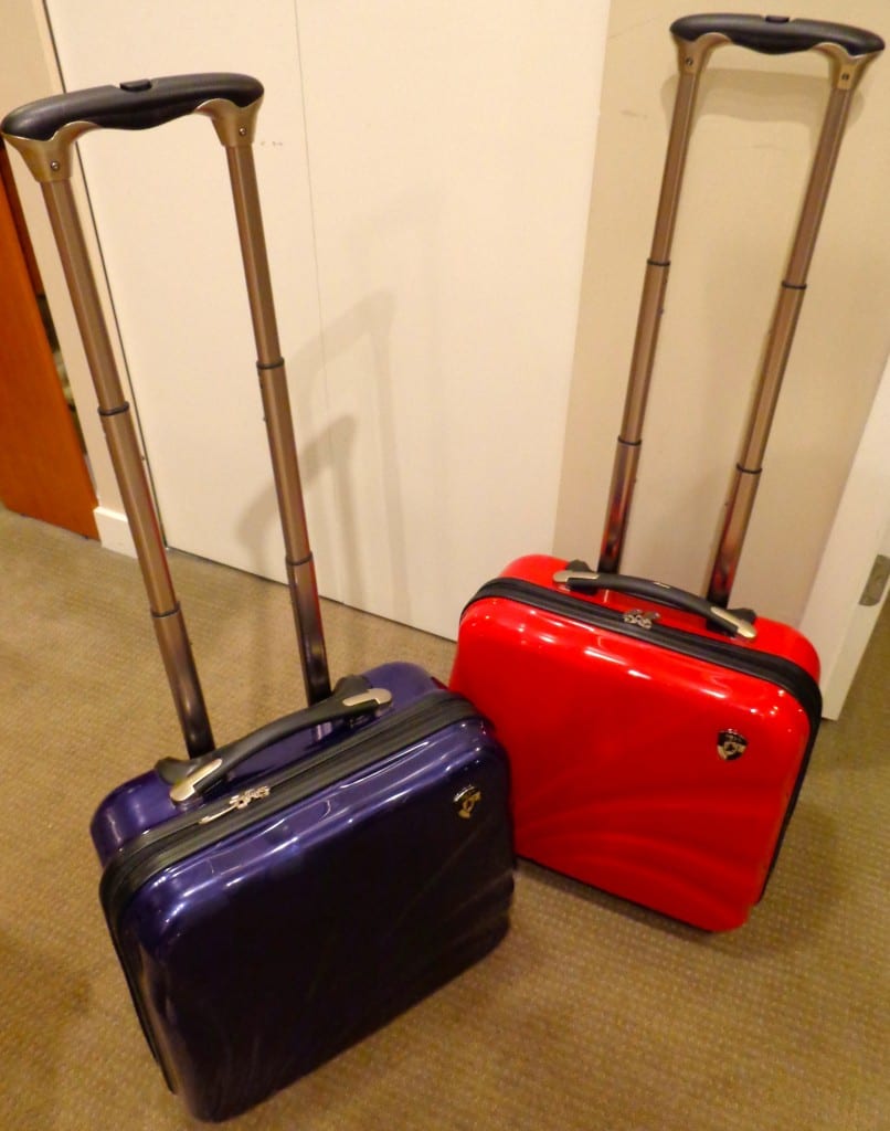 Nancy & Shawn Power's Carry-On Suitcases for their Cruise Vacations