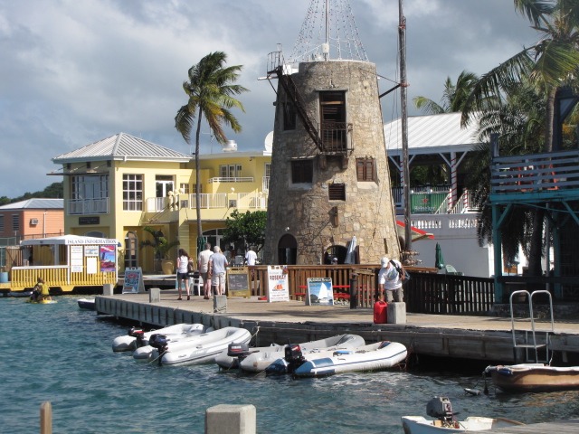 The waterfront in Christensted, St. Croix