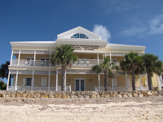 Bermuda Style building in Grand Turk, Turks & Caicos