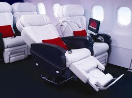 Picture of First Class Seats on an airplane