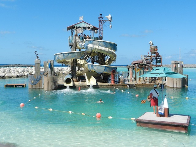 Here is the Pelican Plunge on Disney's private island called Castaway Cay.