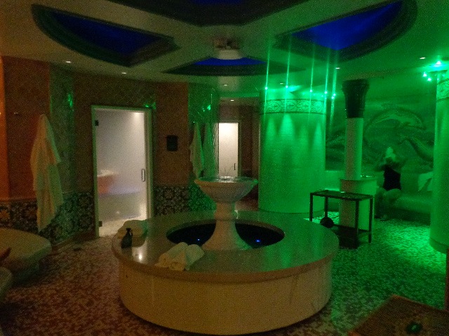 Adults Only Rainforest relaxation area onboard the Disney Magic