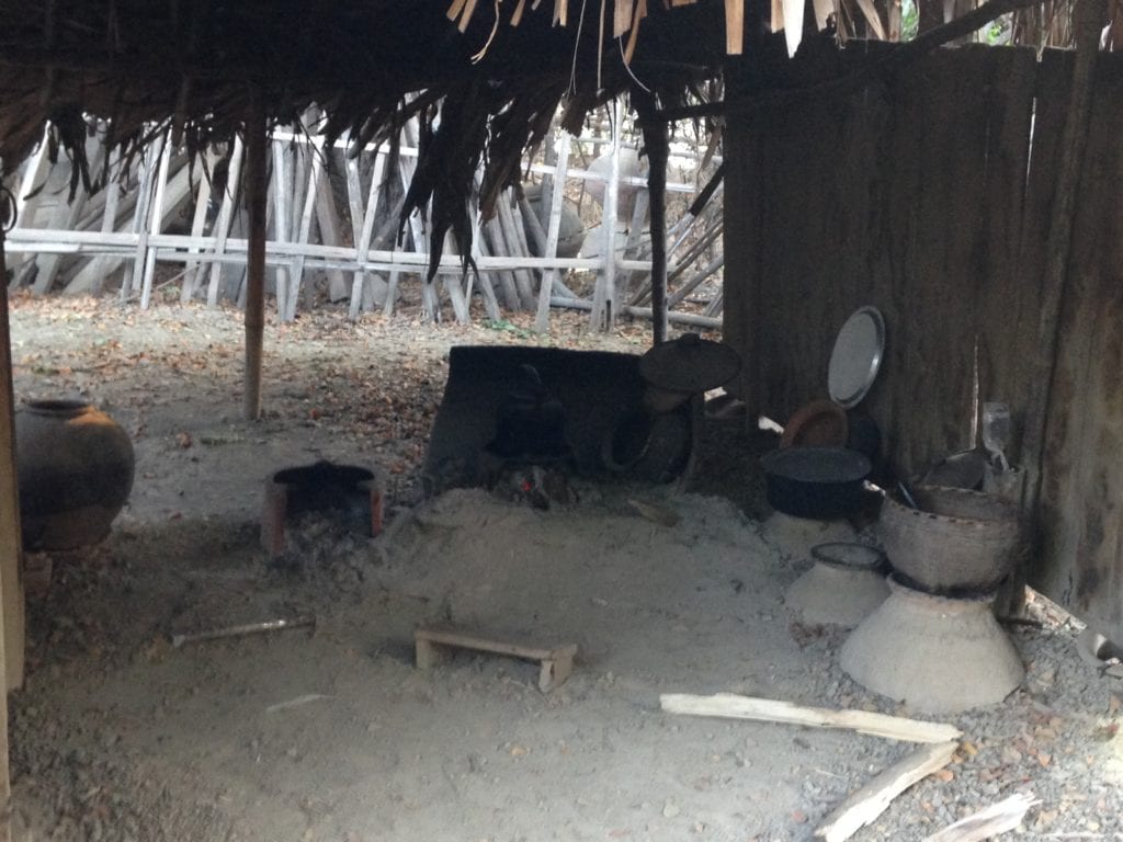 A Myanmar kitchen as seen during our AMA Waterways River Cruise on the Irrawaddy River in Myanmar