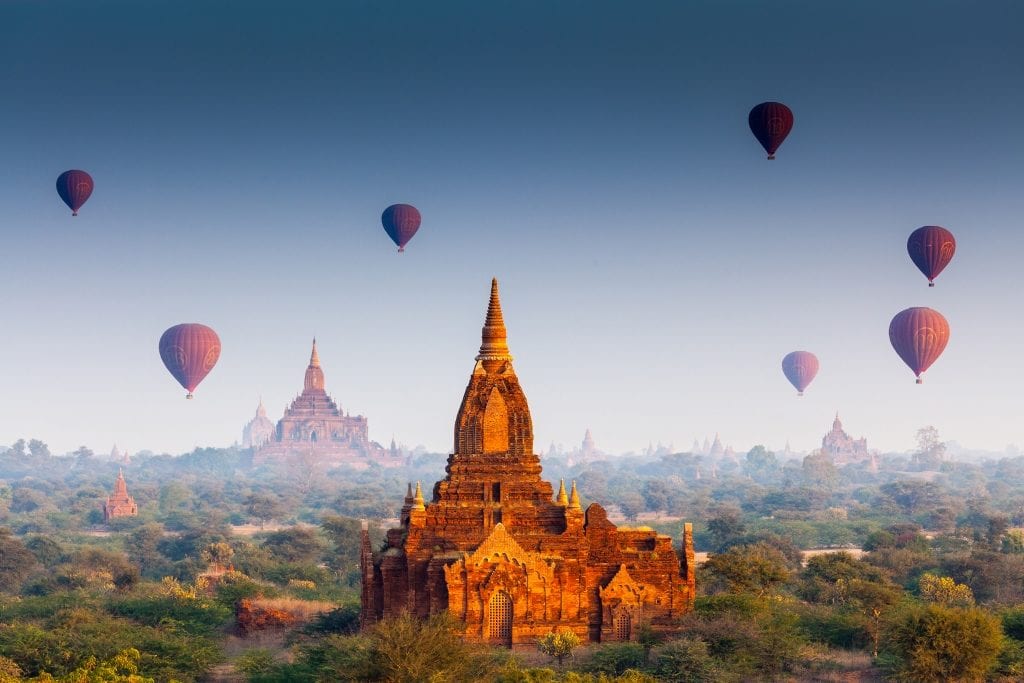 temples Bagan Myanmar Burma