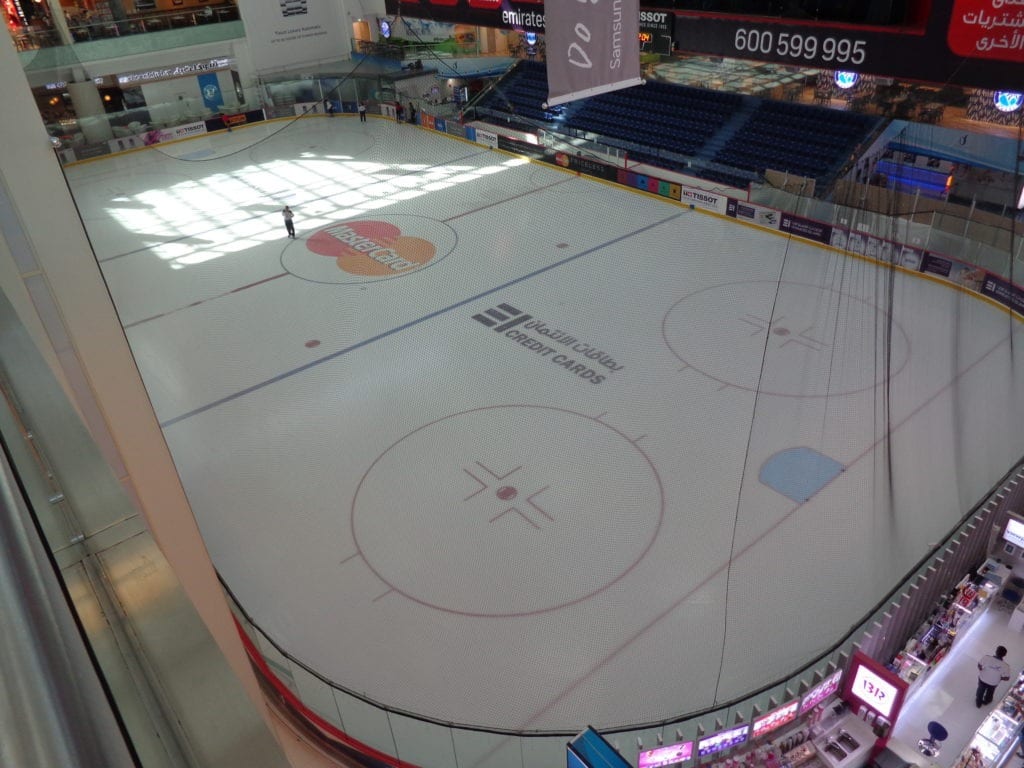 Dubai Mall skating rink, Dubai