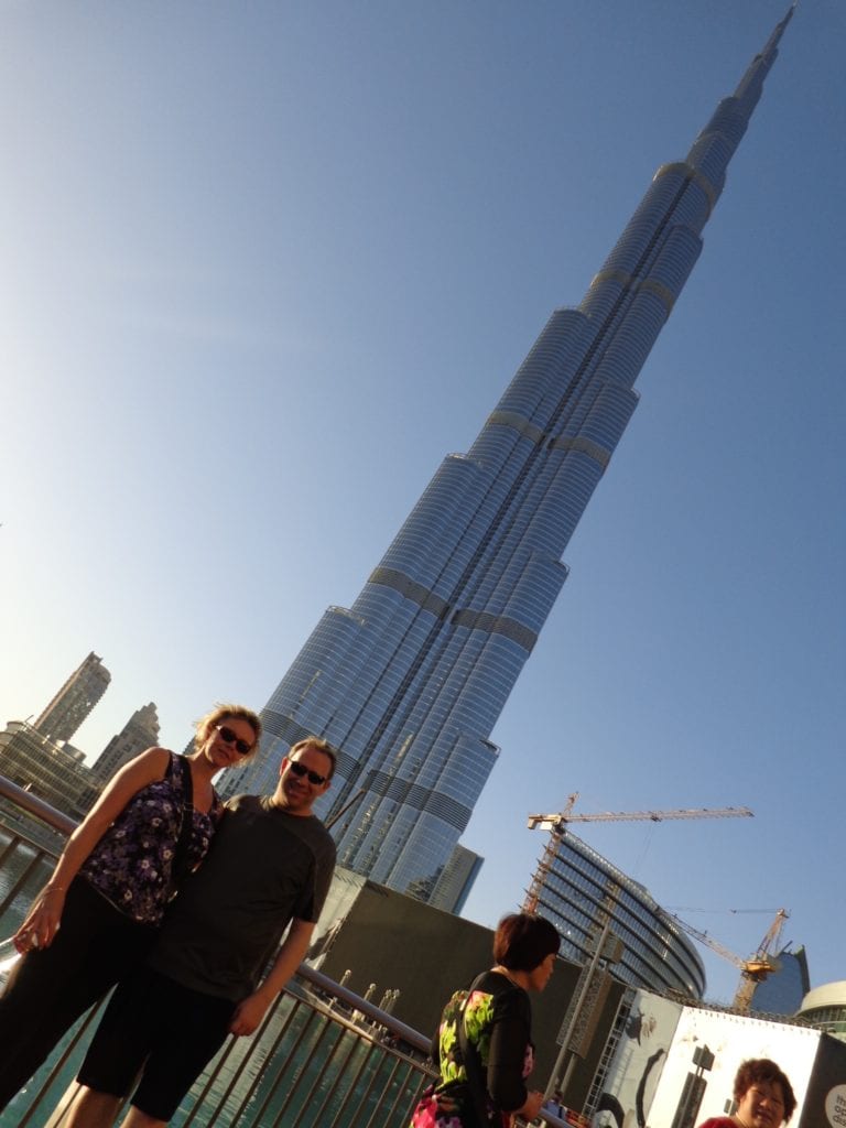 Burj Khalifa Skyscraper in Dubai, United Arab Emirates