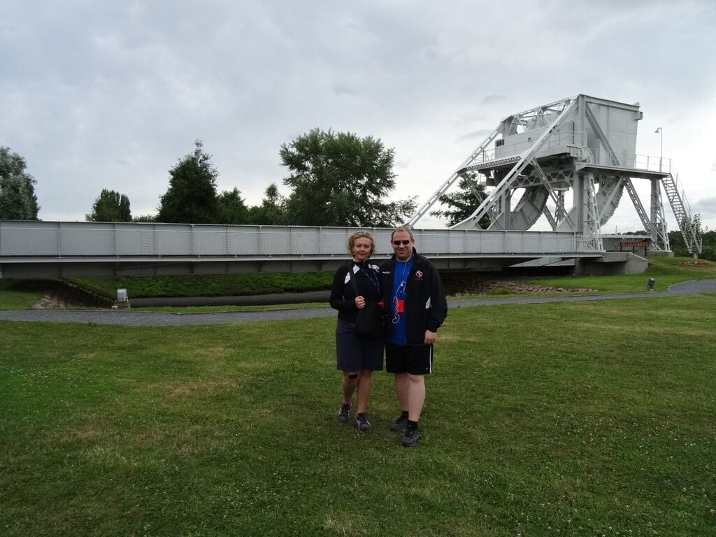 Pegasus Bridge at D-Day Landing Beaches of Normandy