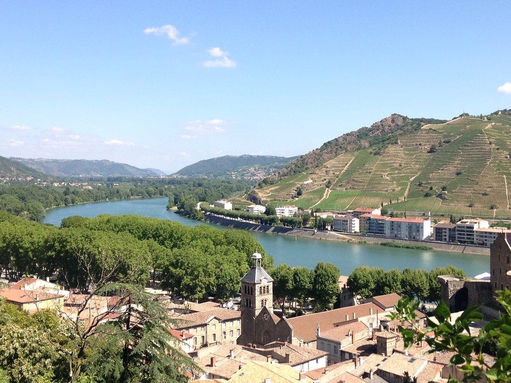 Tournon and Tain l’Hermitage on a uniworld river cruise tour