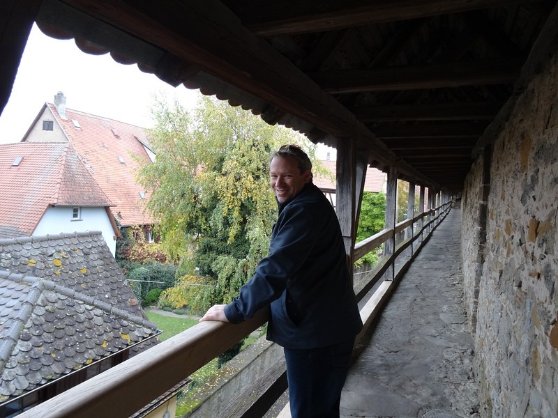 Rothenburg old walking wall viist while on a river cruise with ama waterways