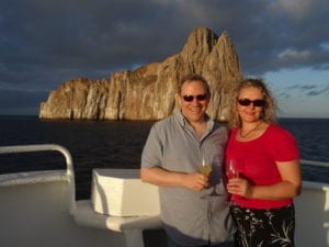 Galapagos Islands exploring rock formations