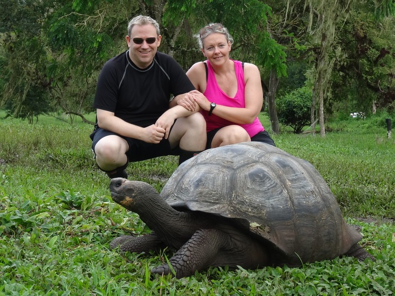 seeing Giant Tortoises in Galapagos lindblad expeditions
