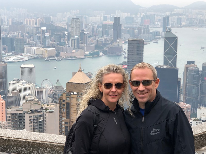 Hong Kong from Victoria Peak pre cruise