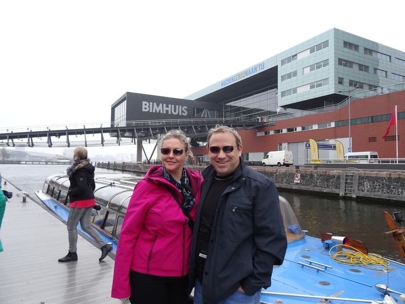 Canal Cruise through Amsterdam on a river cruise tour