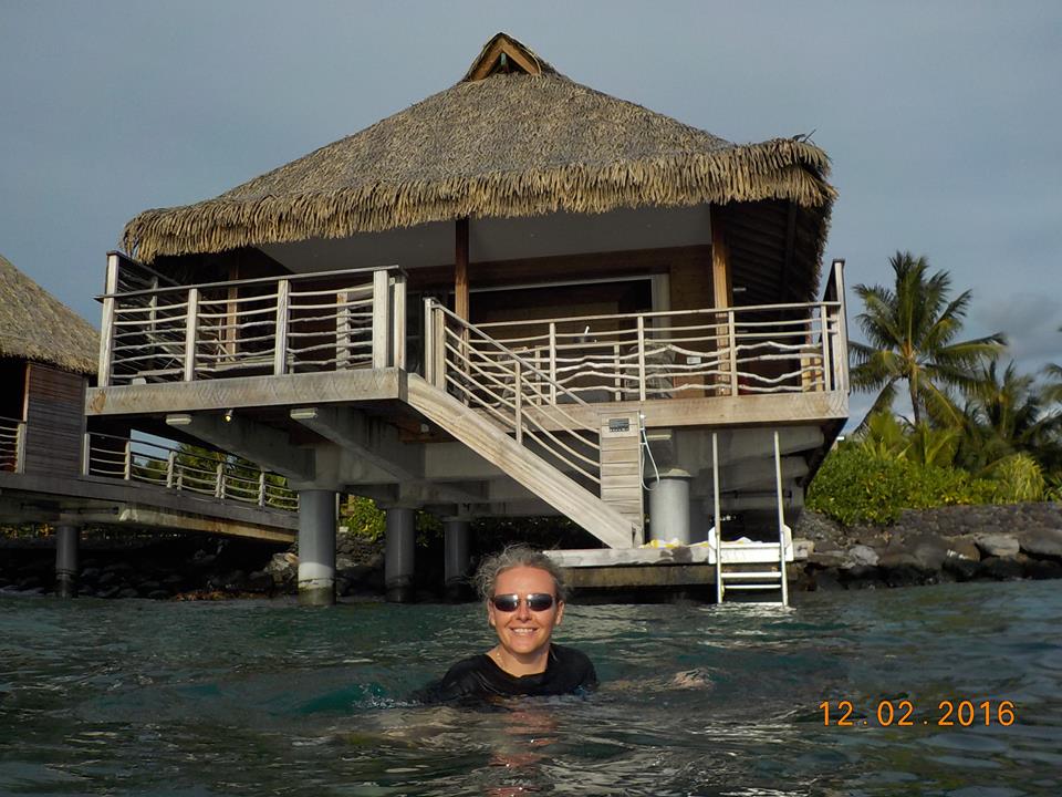 Intercontinental over water motu bungalow