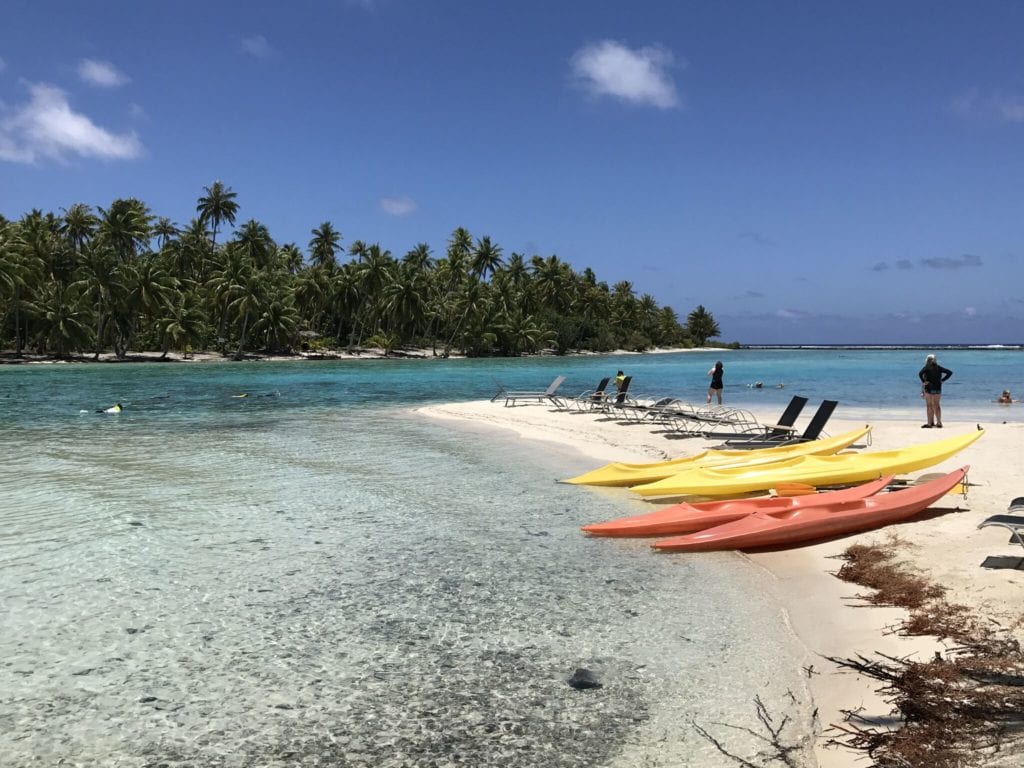 Paul Gauguin cruises beach day