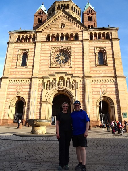 Speyer Cathedral Germany while on a river cruise