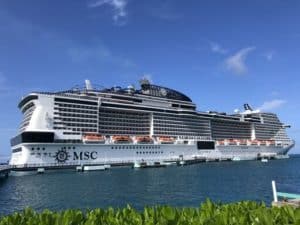 MSC Meraviglia ship welcome onboard experience