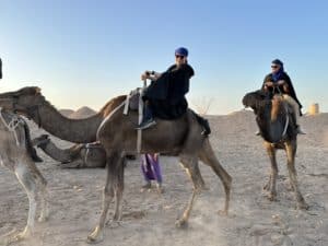 Camel ride during Tauck's Evening in the Desert