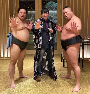 Sumo Wrestling Demo on Tauck's Essence of Japan Land Tour