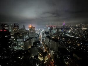 View from Park Hyatt Tokyo from 46th floor room