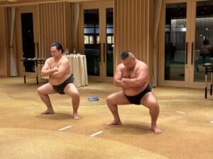 Sumo Wrestling Demo on Tauck's Essence of Japan Land Tour