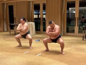 Sumo Wrestling Demo on Tauck's Essence of Japan Land Tour