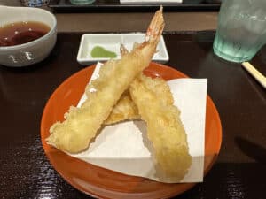 Lunch at TEMPURA ENDO in Kyoto, Japan