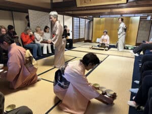 Tea Ceremony and Origami lessons and Furoshiki Lessons in Kyoto, Japan