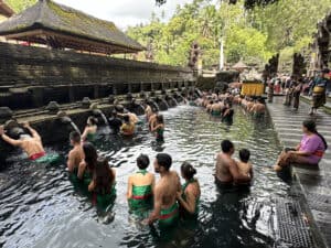 Tirta Empul temple in Ubud in Bali, Indonesia