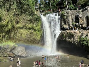 Tegenungan Waterfall near Ubud in Bali, Indonesia
