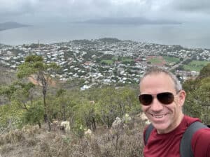 Shawn Power on Castle Hill in Townsville, Australia 