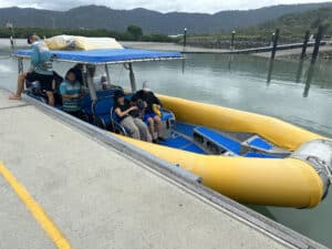 RIB speedboat excursion in Airlie Beach, Australia with Ocean Rafting