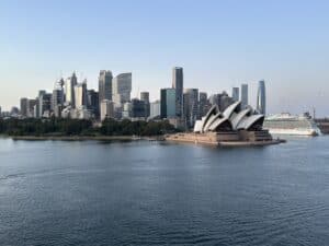 Sydney Harbour from a Cruise Ship