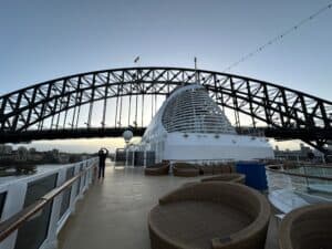 Sydney Harbour's Bridge from a Cruise Ship