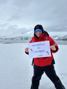 Shawn Power in Antarctica with Tauck Ponant