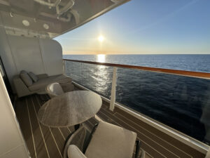 Private Terrace Balcony onboard Explora Journeys Explora I Cruise Ship