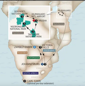 AMA Waterways "Golden Trails of Africa" River Cruise & Safari