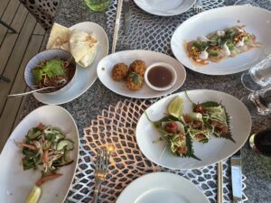 Sample of the food onboard Crystal Serenity