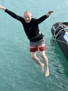 Shawn Power Polar Plunge in the Arctic