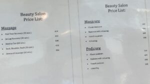 Spa Massage Nails list price on AMA Waterways AmaMagna