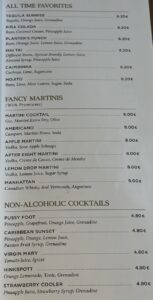 Drink prices on AmaMagna AMA Waterways