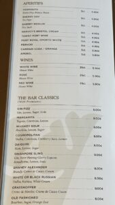 Drink prices on AmaMagna AMA Waterways